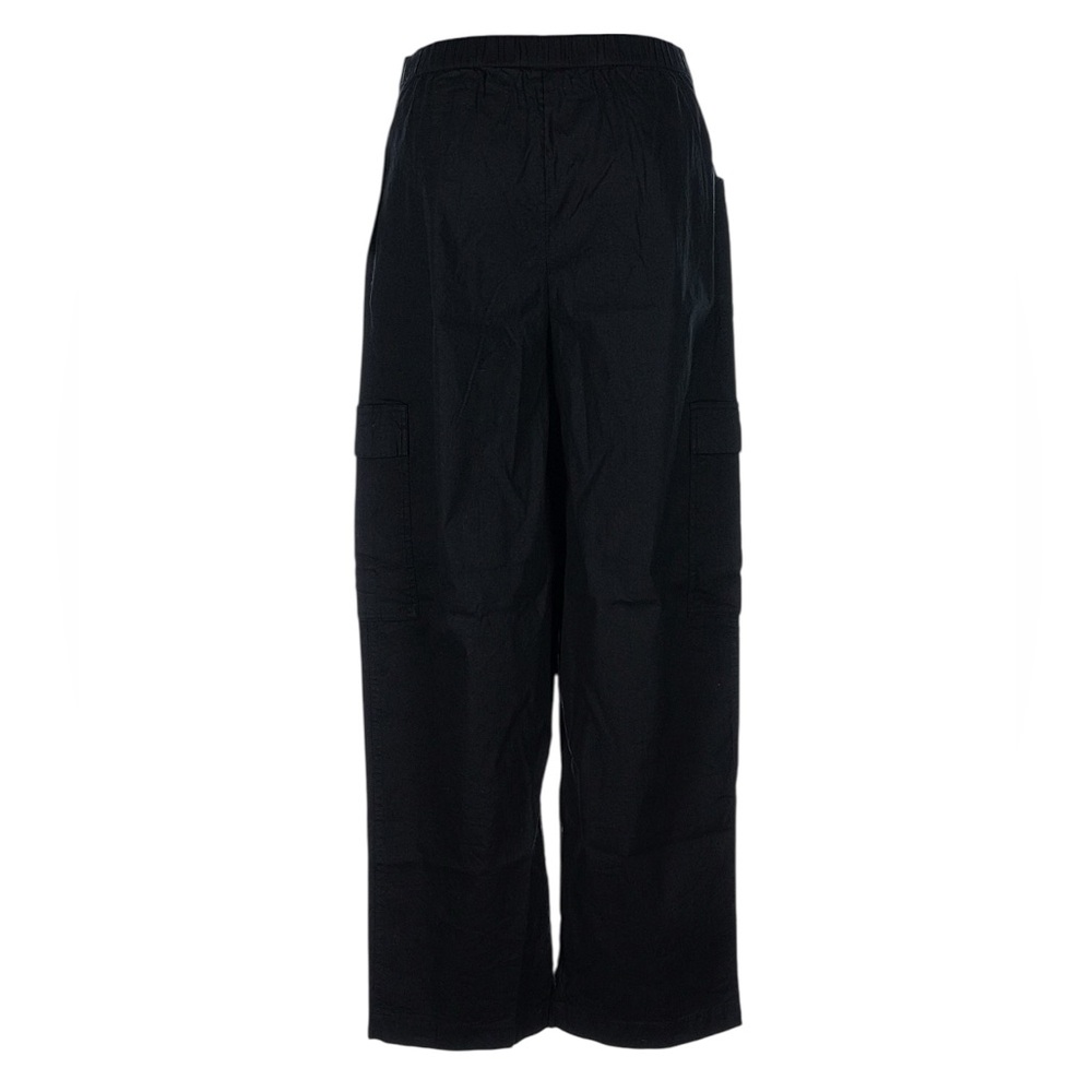 Athleta Paradise Mid Rise Straight Leg Cargo Pants M Linen Coastal Beachy NWT - Picture 2 of 11